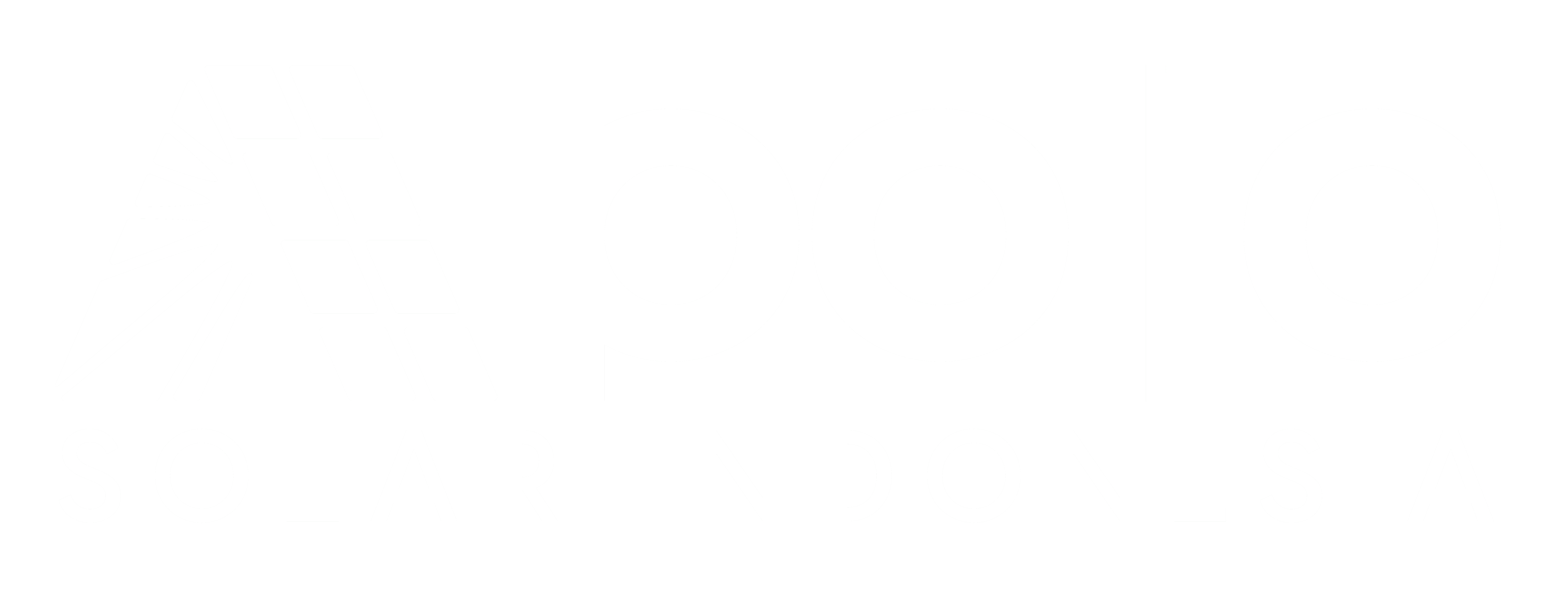 Logo Hitam putih Apollo solar
