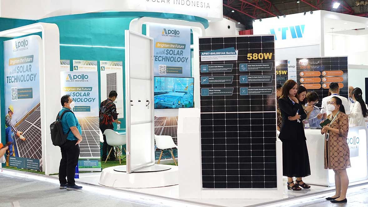 Apollo Solar Indonesia Takes Center Stage at Solartech 2023, Southeast Asia's Largest Green Energy Exhibition